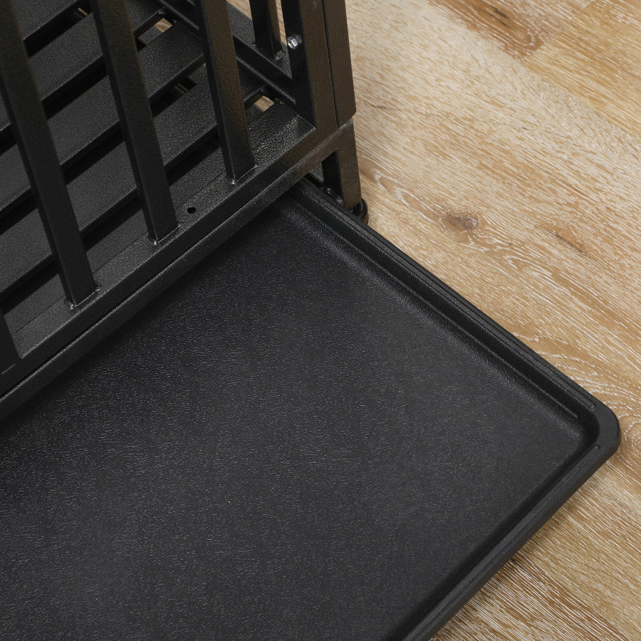 Heavy Duty Dog Kennel with Locking Wheels | Paw-Safe Grate