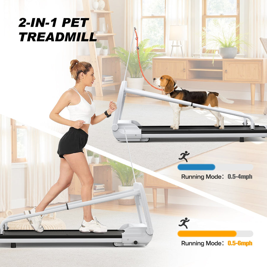 2.5HP Smart Dog Treadmill | Ultra-Quiet & Foldable Design