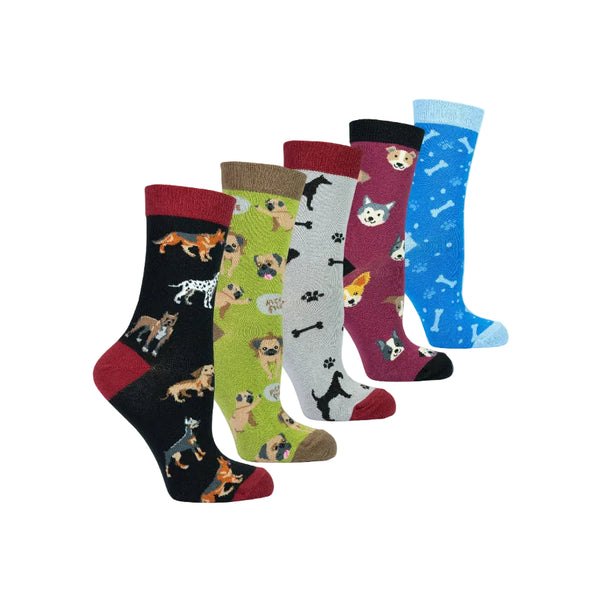 Women's Cute Dogs Socks Set