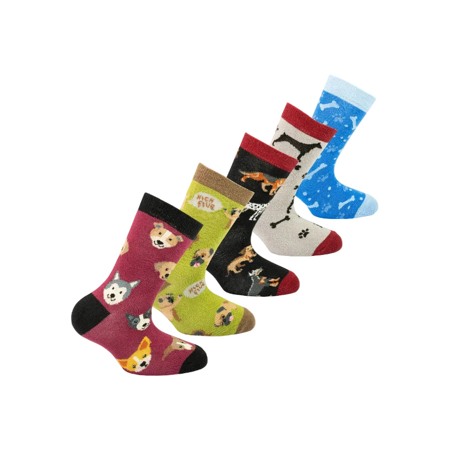 Kids Cute Dogs Socks