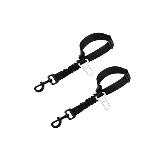 2-Pack Heavy Duty Dog Car Tethers - Universal Fit