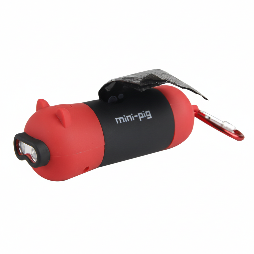 Resized red mini-pig flashlight