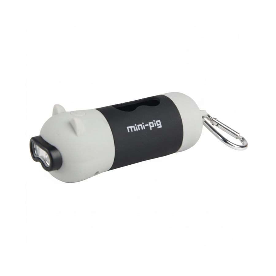 Resized white mini-pig flashlight
